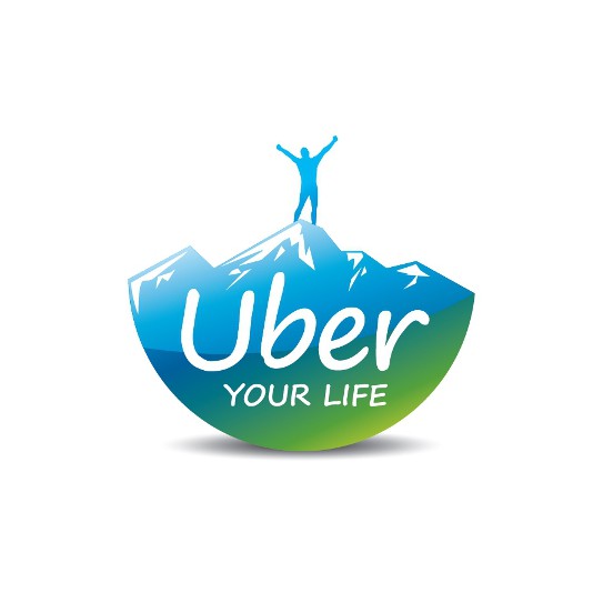 Alpine logo with the title 'Uber Your Life logo'