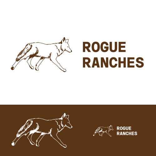 Adobe templates logo with the title 'Rogue Ranches'