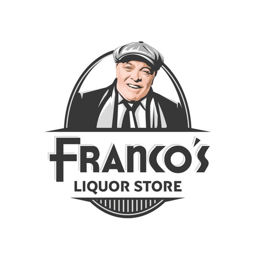 Liquor store design with the title 'Franco'