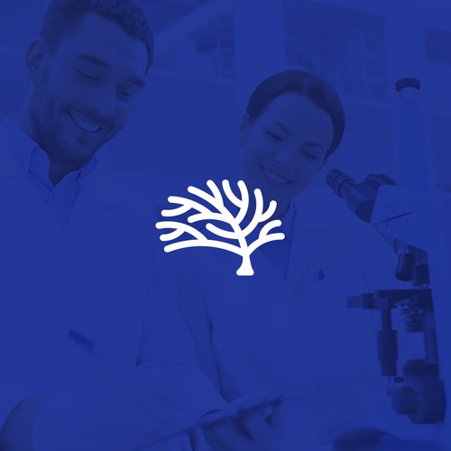 Nature design with the title 'BlueOak pharmaceuticals logo'