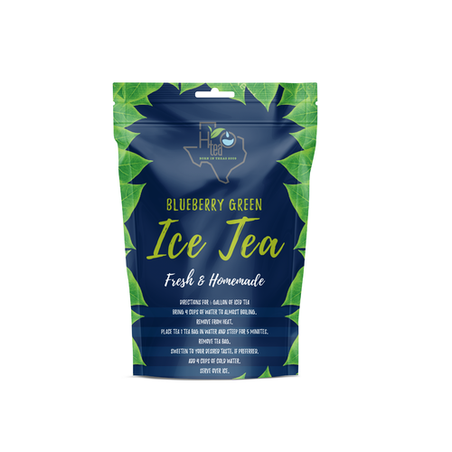Leaf packaging with the title 'Ice Tea'