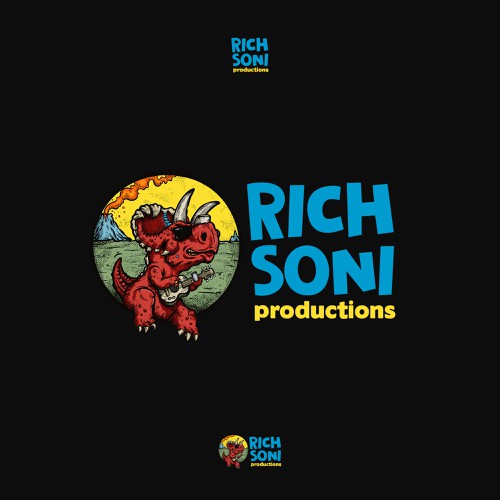 Dinosaur design with the title 'RICH SONI'