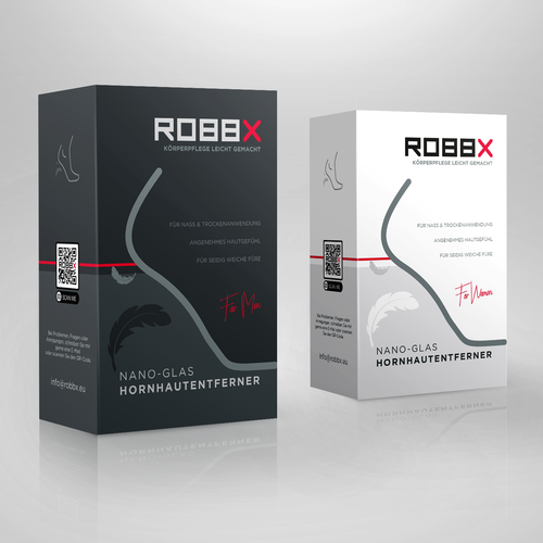 Feet design with the title 'callus remover Packaging'