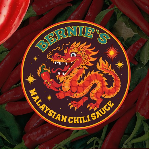 Chili pepper logo with the title 'chili logo'
