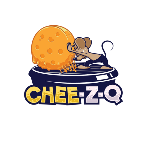 Mouse logo with the title 'Food truck opening need a fun logo to intrigue customers'