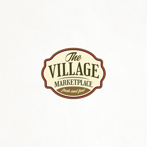 Country design with the title 'Traditional fresh market logo'