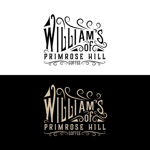 Ornamental logo with the title 'Coffee williams of primrose hill'