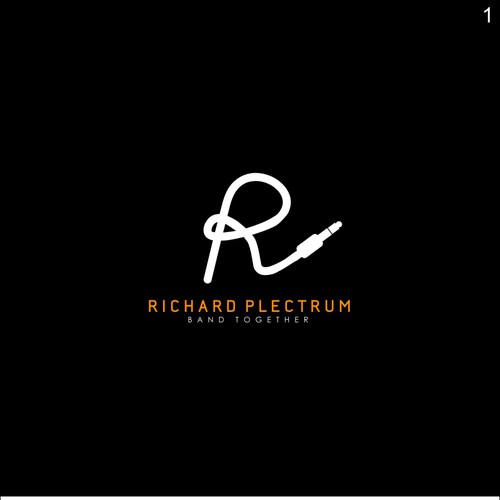 Guitar logo with the title 'Richard Plectrum'