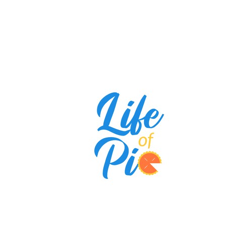 Pie design with the title 'Vintage Logo for Life of Pie'