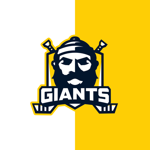 Sports apparel logo with the title 'Giants Hockey Logo - available for sale'