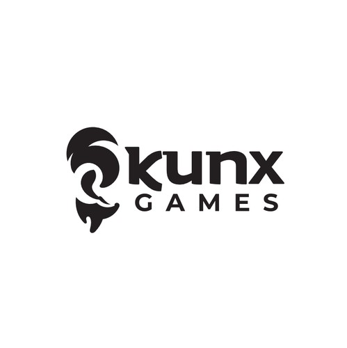 Stylized logo with the title 'Stylized Skunk Logo'