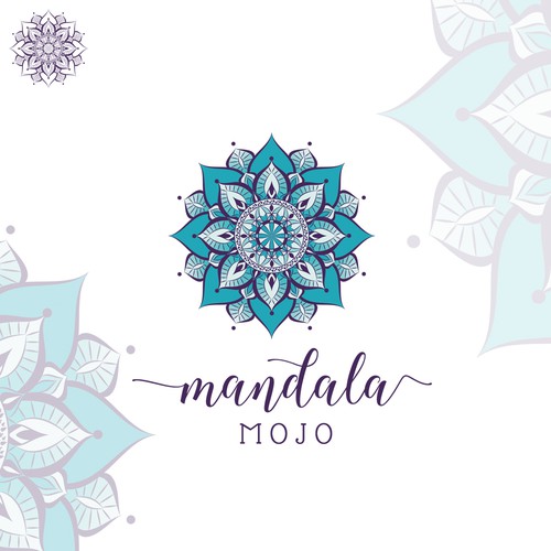 Mandala logo with the title 'Mandala logo'