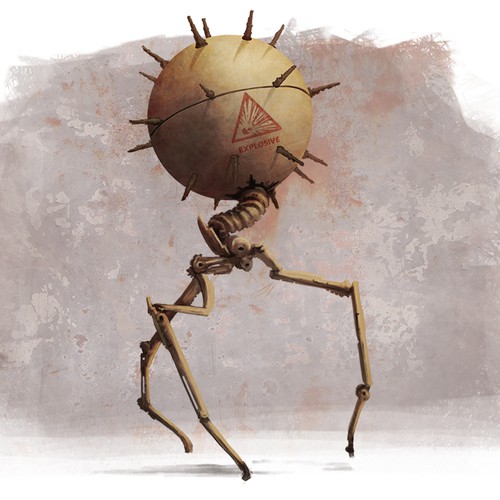 Concept illustration with the title 'Robot Concept'