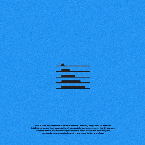 Software logo with the title 'Vela.ai'