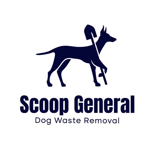 Shovel logo with the title 'Bold logo for a dog waste disposal company'