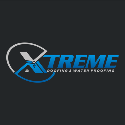 Masculine brand with the title 'concept logo for Xtreme Roofing'