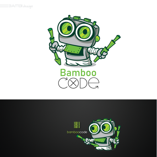 Cartoon design with the title 'Consulting mascot'