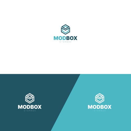 Overlapping logo with the title 'Letter M Box'