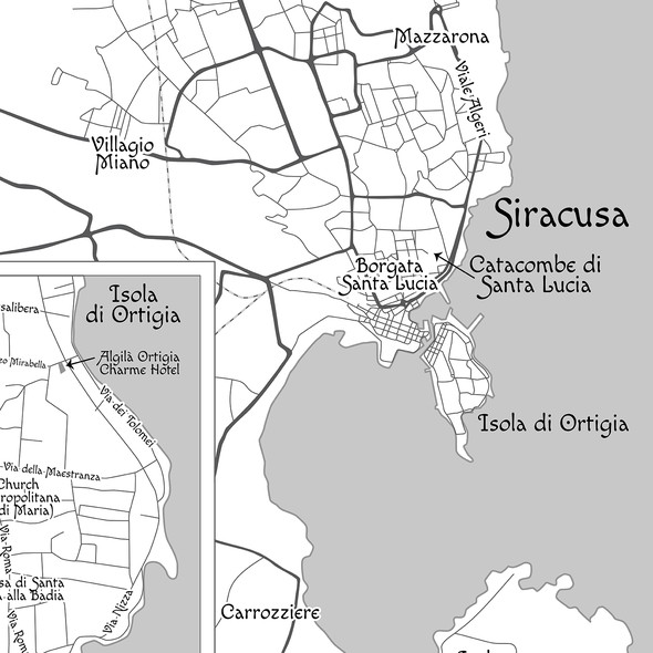 Novel artwork with the title 'Map for a historical mystery novel.'
