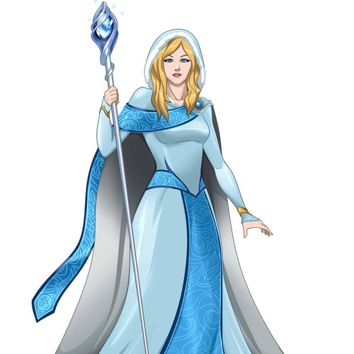Avatar design with the title ' Design a nordic godess avatar'
