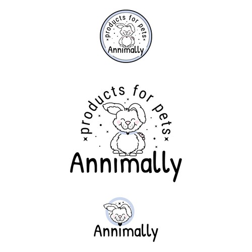 Pet logo with the title 'Annimally logo'