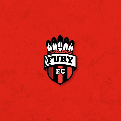 Chief design with the title 'Crest design for FC Fury'