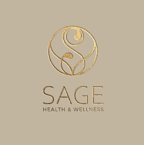 S design with the title 'Modern and Sophisticated logo for a premier Health and Wellness Clinic'