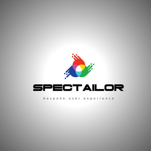 RGB logo with the title 'Logo concept technology'