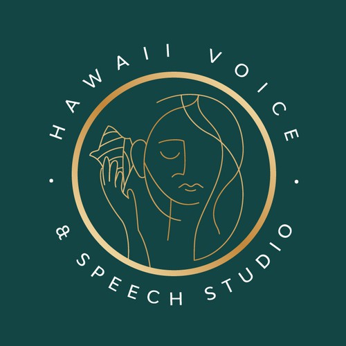 Hearing logo with the title 'Hawaii Voice and Speech Studio'