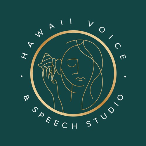 Voice logo with the title 'Hawaii Voice and Speech Studio'