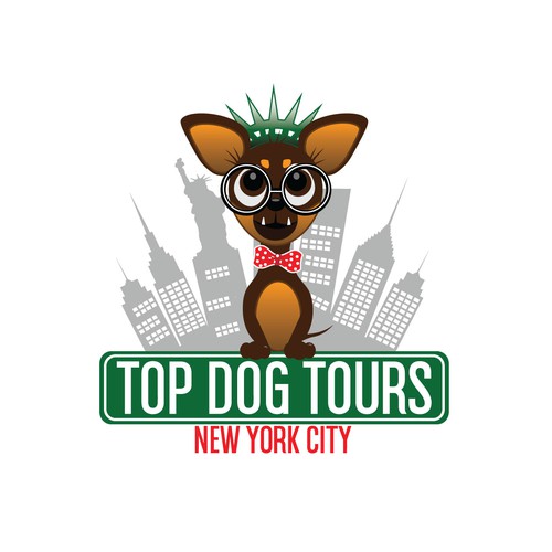 New York logo with the title 'Logo concept for Touristic company '
