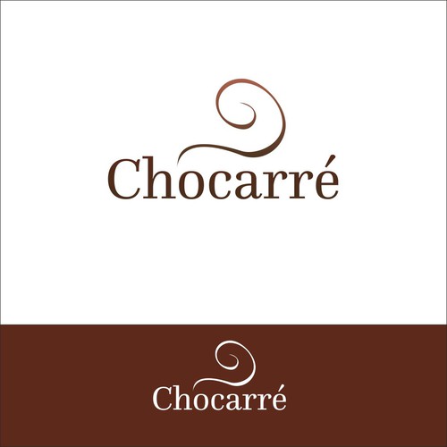 Subtle logo with the title 'Logo for chocolate manufacturer'