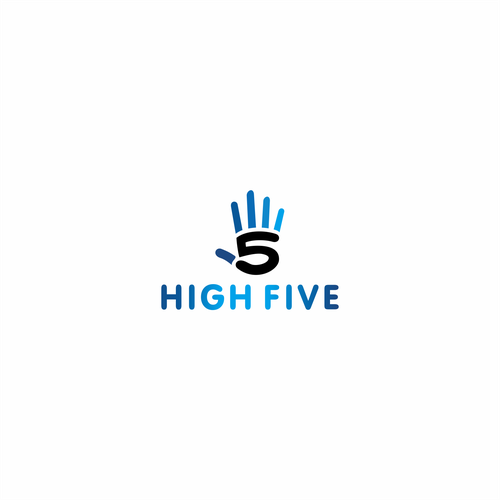 Transparent background YouTube logo with the title 'High Five'
