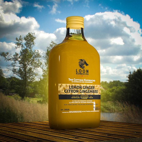 Fresh label with the title 'Special Drink label design'