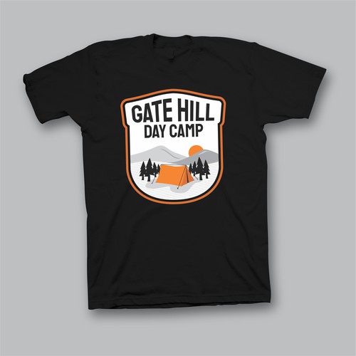 Landscaping t-shirt with the title 'gate hill camp'