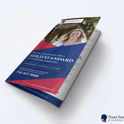 Tri-fold design with the title 'Tri-fold Brochure Design'
