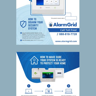 Flyer Design for Home Security Equipment product