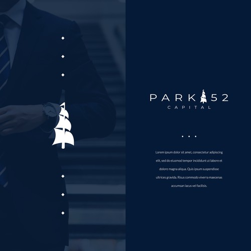 Boat brand with the title 'Logo Design'