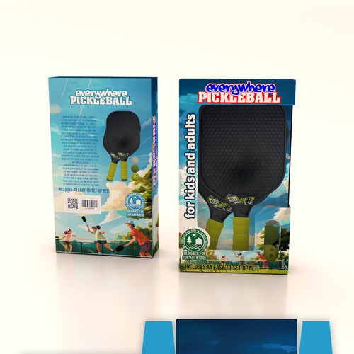 Product packaging with the title 'packaging design'