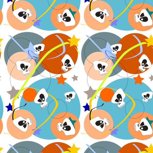 Star illustration with the title 'Fabric pattern'