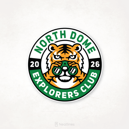 Design with the title 'North Dome Explorers Club'