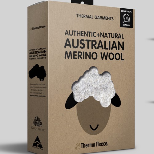 Craft packaging with the title 'Thermal Garments Packaging'
