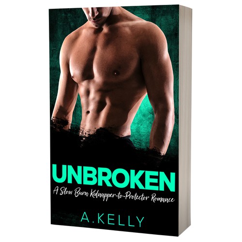 Hot design with the title 'Book cover design - Unbroken by author A. Kelly'