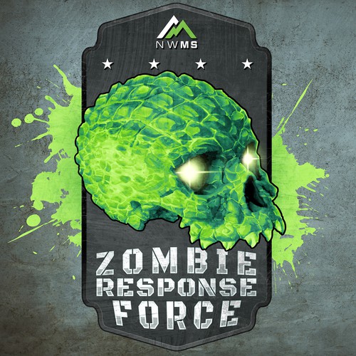 Vinyl artwork with the title 'Zombie Response Force'