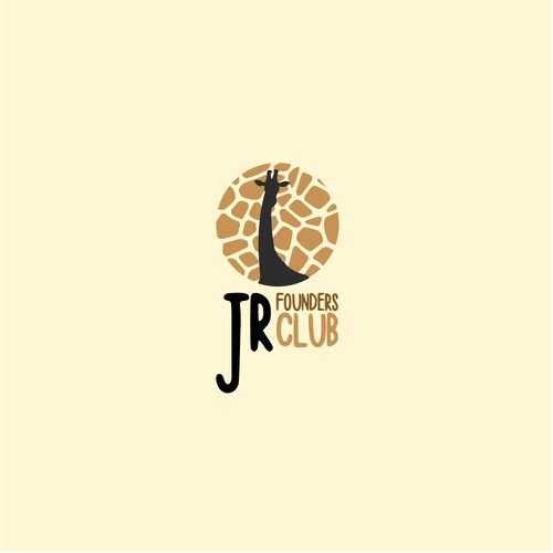 Giraffe logo with the title 'JR Founders Club Proposal '