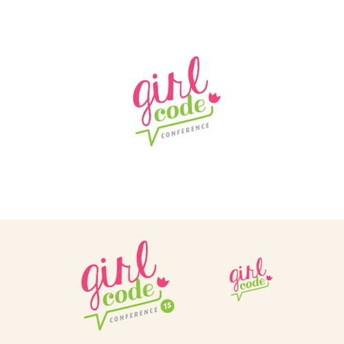 Conference logo with the title 'Girl Code Conference'