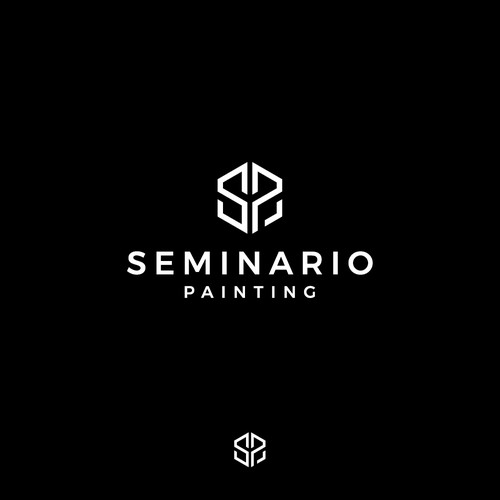 Renovation logo with the title 'Seminario Painting Logo Design'
