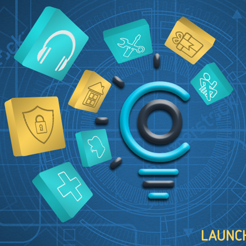 Coming soon design with the title 'Create a coming soon page'