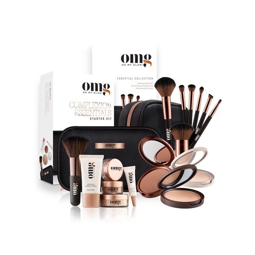 Makeup logo with the title 'Oh my glam logo'