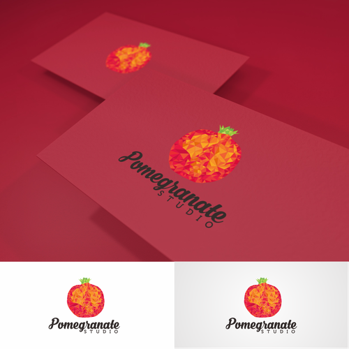 Fruit brand with the title 'Pomegranate studio '